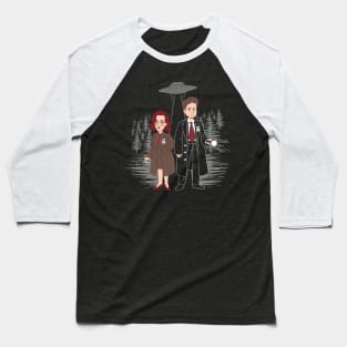Spooky Duo Baseball T-Shirt